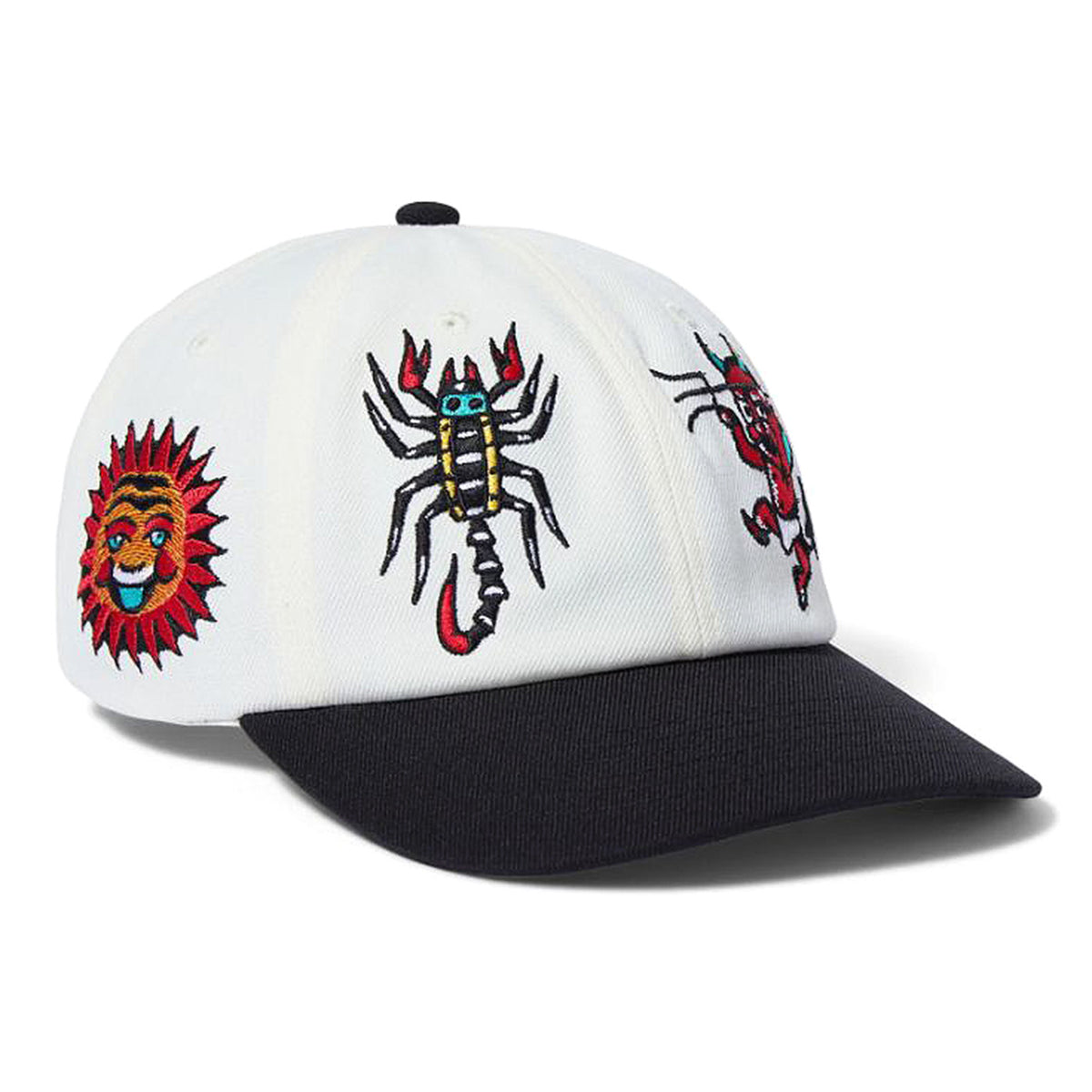 Bledsoe 6 Panels Snapback - Cappellino con Visiera Bianco HT00838-NATUR . HUF 