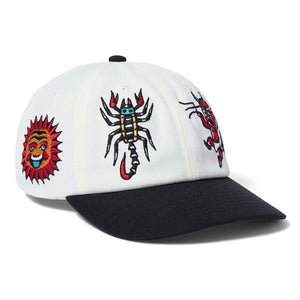 Bledsoe 6 Panels Snapback - Cappellino con Visiera Bianco HT00838-NATUR . HUF 
