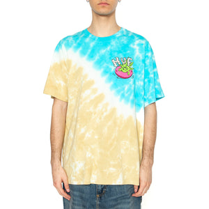 Life a Beach S/S Tie Dye Tee - Maglietta Girocollo Uomo Multicolore TS01721-BLTAN . HUF 