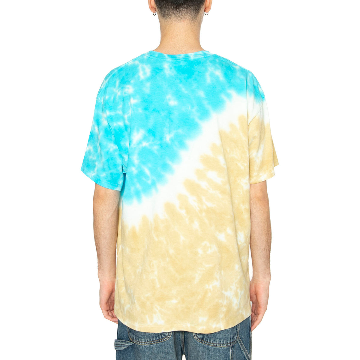 Life a Beach S/S Tie Dye Tee - Maglietta Girocollo Uomo Multicolore TS01721-BLTAN . HUF 