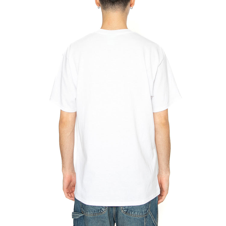 In The Pocket - Maglietta Girocollo Uomo Bianca TS01723-WHITE . HUF 