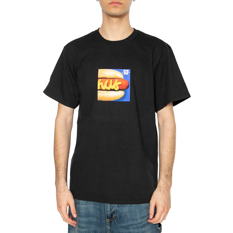 Dirty Water Dog S/S Tee - Maglietta Girocollo Uomo Nera TS01732-BLACK . HUF 