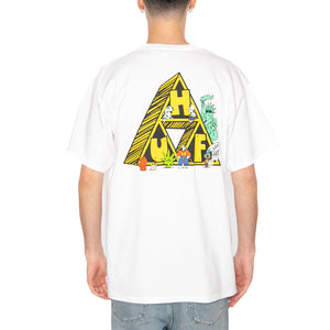 Saturday Morning - Maglietta Girocollo Uomo Bianca TS01756-WHITE . HUF 
