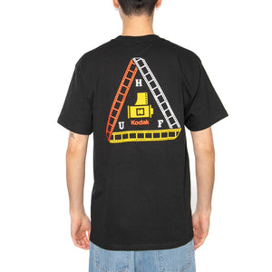 Tripel Film S/S Tee Black - Maglietta Girocollo Uomo Nera TS02469-BLACK . HUF 