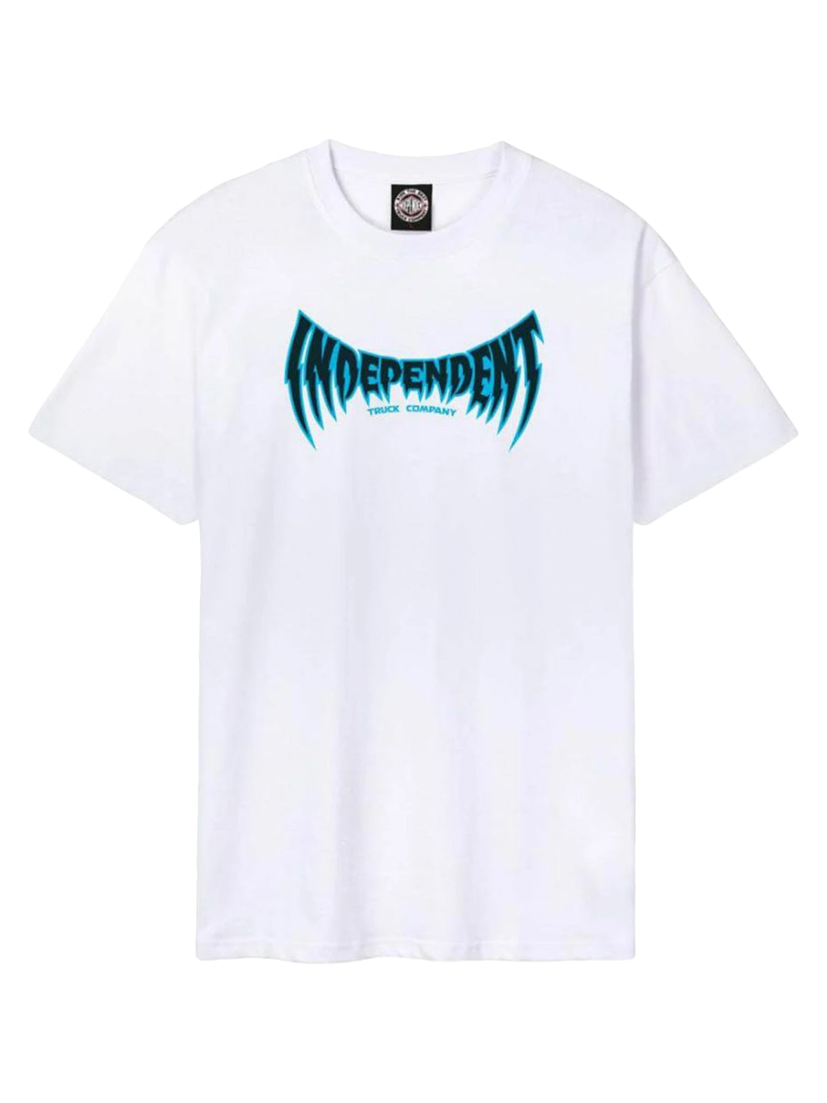 T-SHIRT VOLTAGE SPAN WHITE - Maglietta Girocollo Uomo Bianca INA-TEE-7192 . INDEPENDENT 