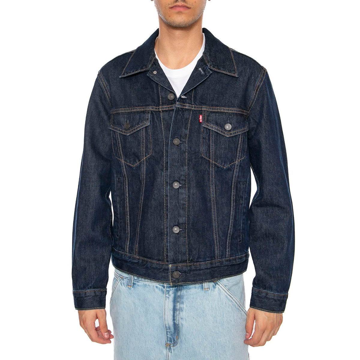 Levis THE TRUCKER JACKET Mare - Giacca Blu Uomo 72334-0557 . LEVIS 