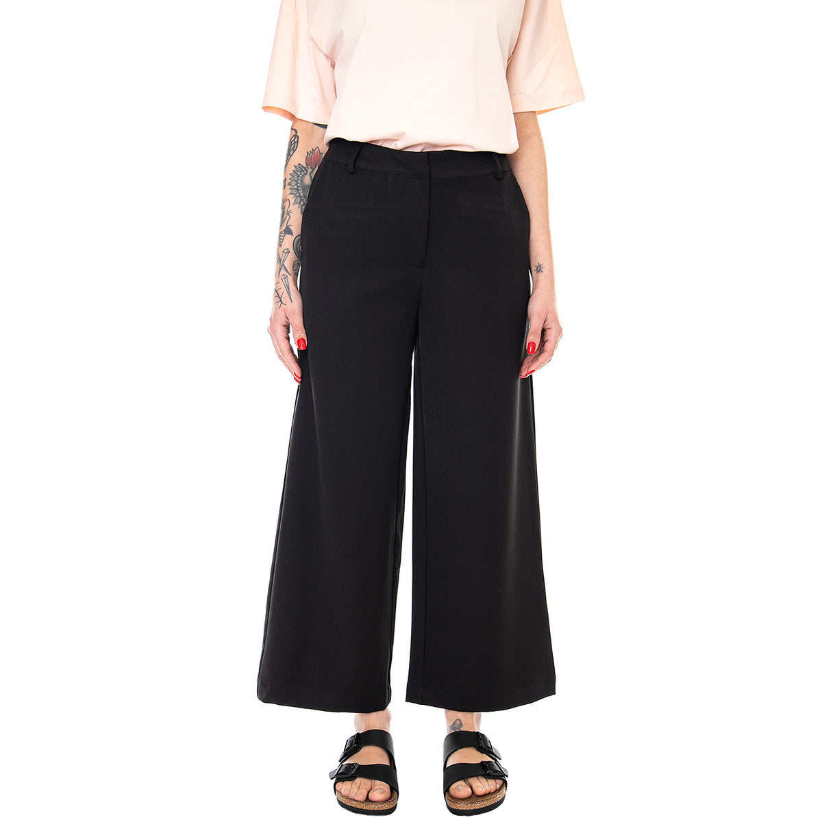 Womens Culotta Pants - Black - Pantaloni Donna Neri 17692e54-999 . MINIMUM 