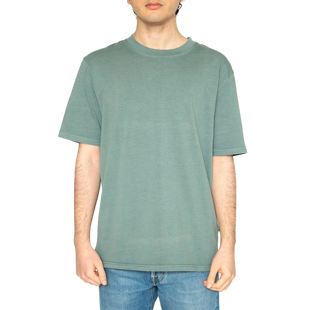 Lono 9861 Green - Maglietta Girocollo Uomo Verde 223709861-5410 . MINIMUM 