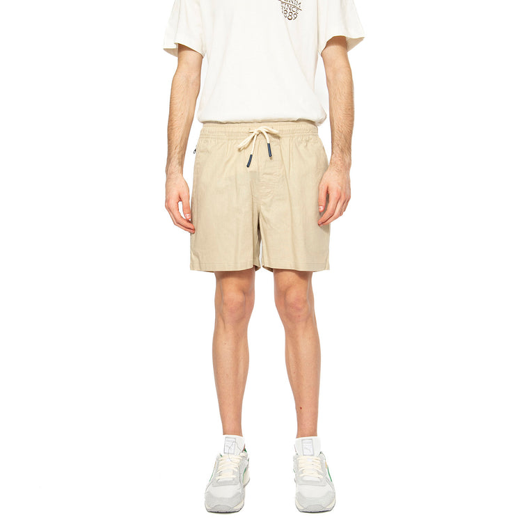 Beige Linen Shorts - Bermuda Uomo Beige 5002-02-5002-02 . OAS 