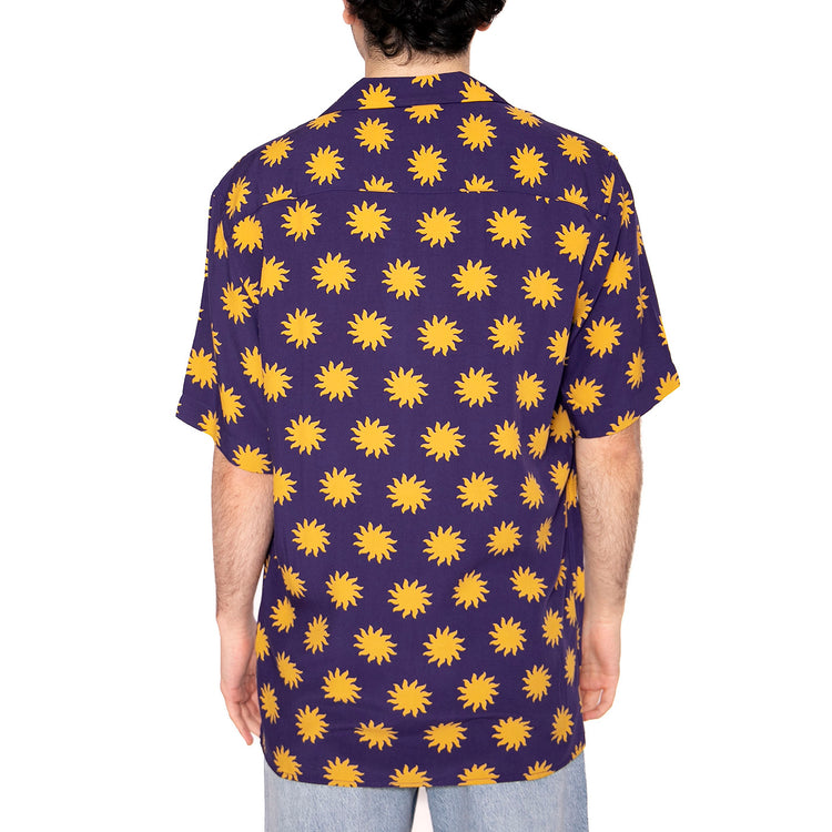 Sunday Sun Viscose Shirt - Camicia Maniche Corte Uomo Multicolore 7005-32-7005-32 . OAS 