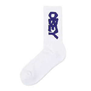 Obey Offline Socks - Calzini Bianchi 100260182-WHT . OBEY 