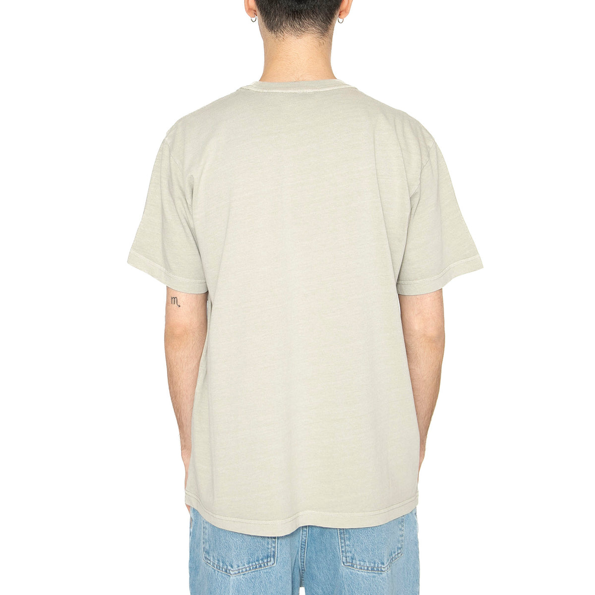 Lowercase Pigment Tee SS Green - Maglietta Girocollo Uomo Verde 131080353-ABS . OBEY 