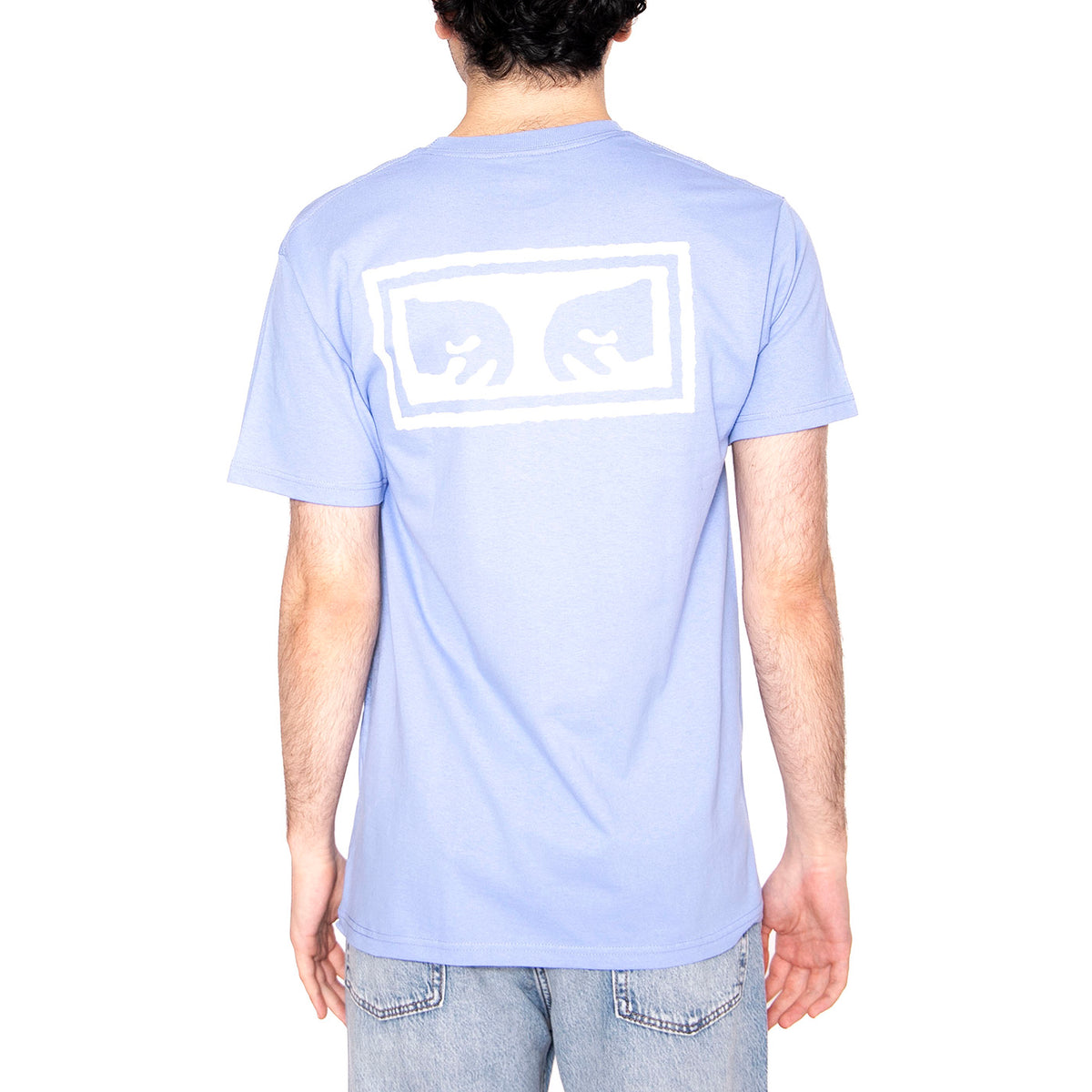 Obey Eyes 3 Tee Purple - Maglietta Girocollo Uomo Viola 165261826-DIV . OBEY 