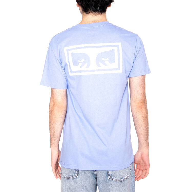 Obey Eyes 3 Tee Purple - Maglietta Girocollo Uomo Viola 165261826-DIV . OBEY 