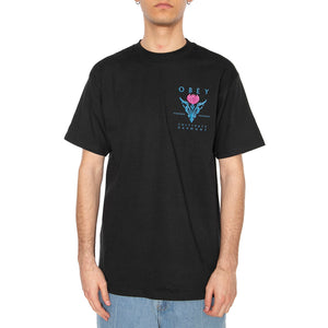 Obey Cultivate Harmony Classic Tee Black - Maglietta Girocollo Uomo Nera 165263796-BLK . OBEY 