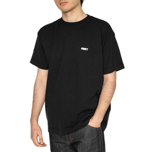 Obey Bold 3 Tee - Maglietta Girocollo Uomo Nera 166912888-JET . OBEY 