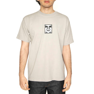 Icon Heavyweight Tee Gray - Maglietta Girocollo Uomo Grigia 166913013-SIG . OBEY 