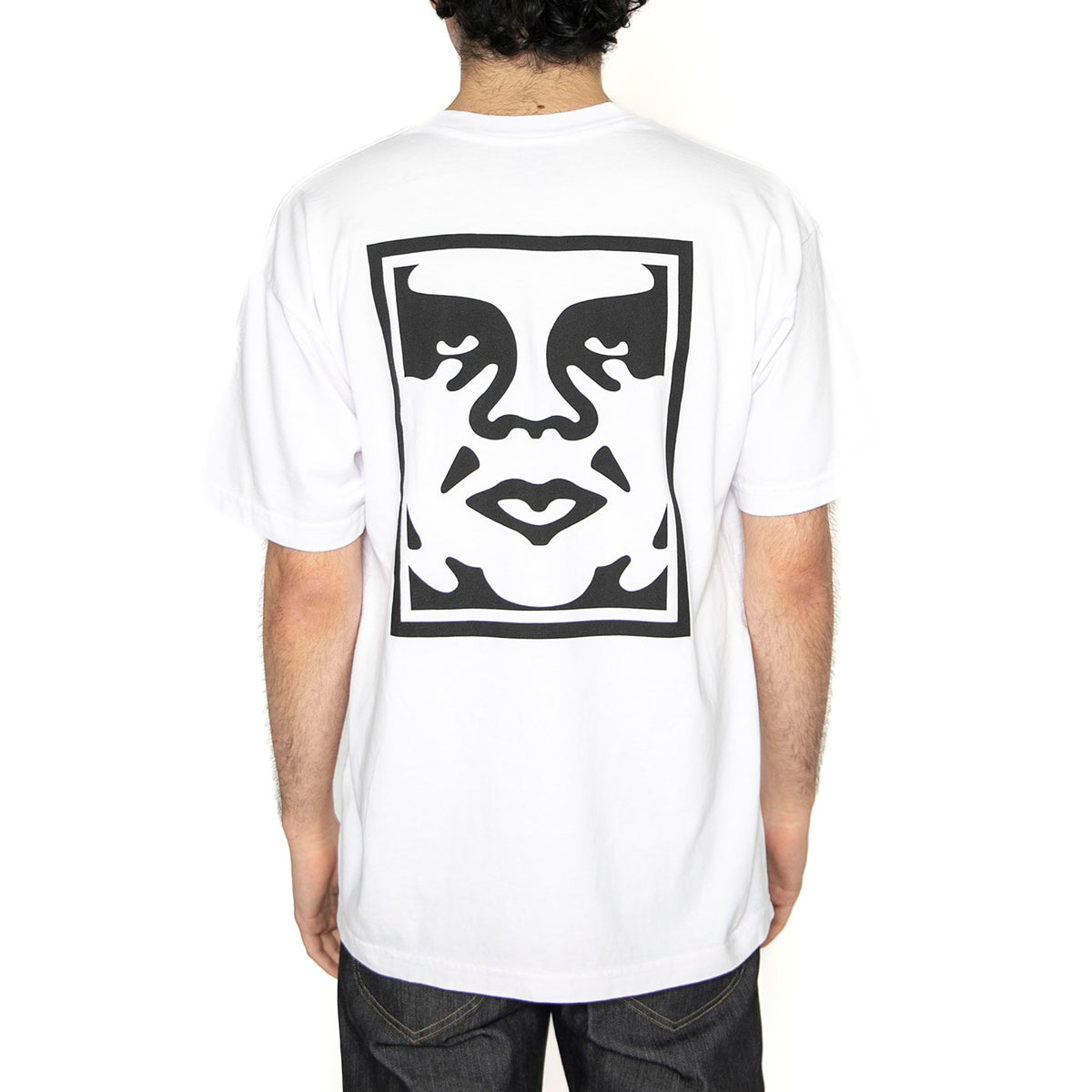 Obey Bold Icon Heavywheight Tee - Maglietta Girocollo Uomo Bianca 166913439-WHT . OBEY 