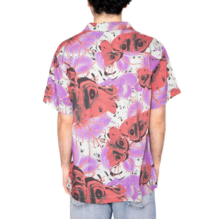 Upshot Woven SS - Camicia Maniche Corte Uomo Multicolore 181210378-GFG . OBEY 