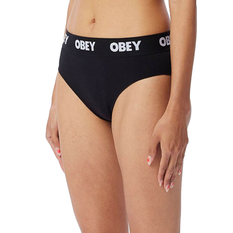 Obey Cheeky Black - Slip Donna Neri 200090000-BLK . OBEY 