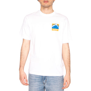Penfield Mountain Scene Back G Bright White - Maglietta Girocollo Uomo Bianca PFD0223-002 . PENFIELD 