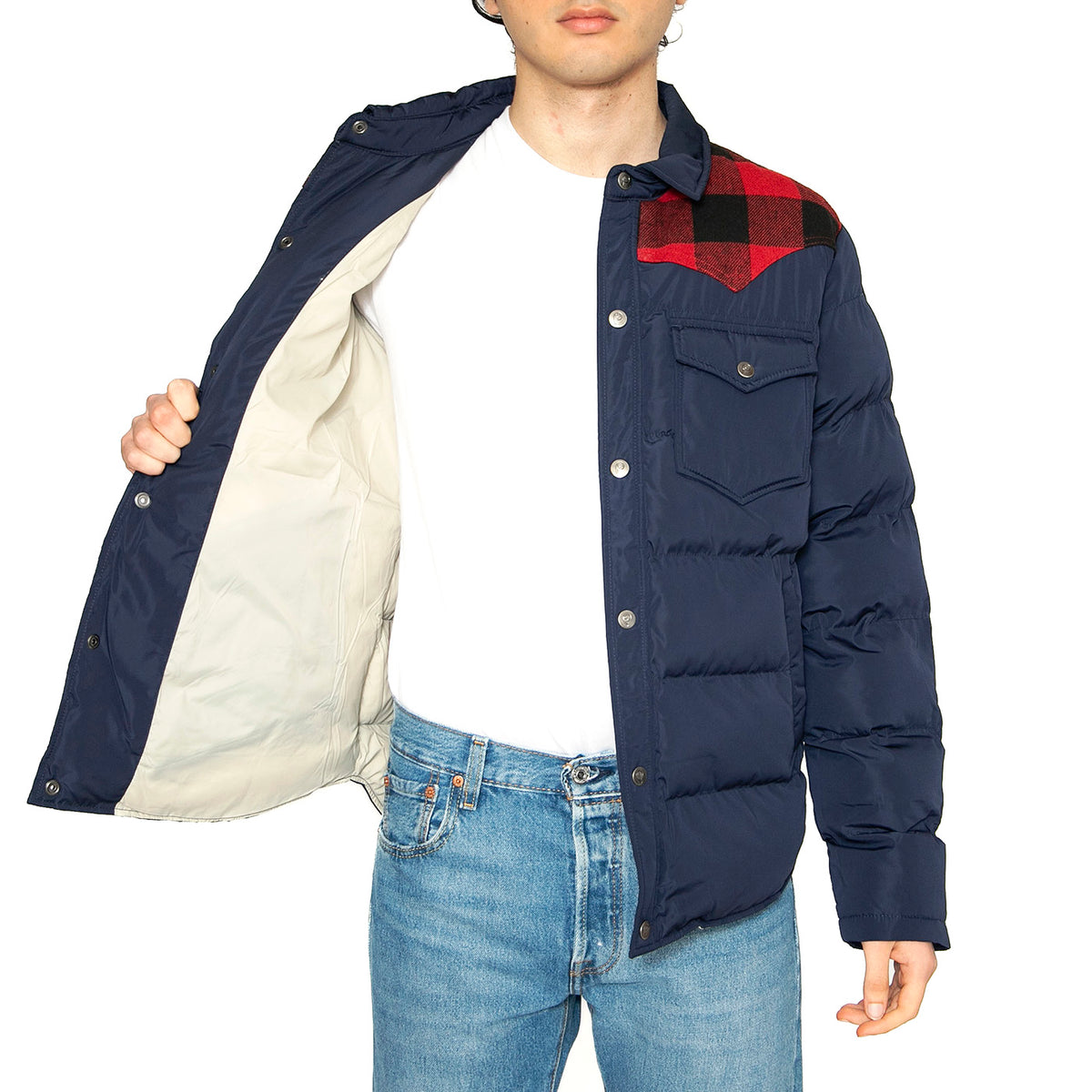 Rockford Primaloft Jacket Navy Blazer - Giacca Smanicata Uomo Blu PFD0375-203 . PENFIELD 