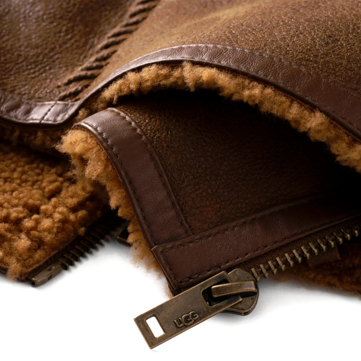 Shearling Coat Regenerate II Cognac - Giacca Uomo / Donna Marrone UGC1158700-COG . UGG 