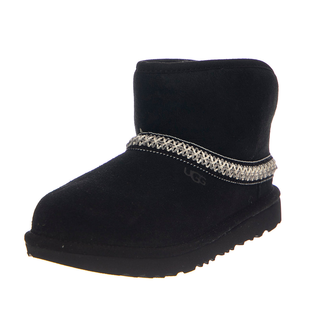 K Classic Mini Crescent Black - Stivali Bambini Neri UGKCLMCRBK1157697K . UGG 