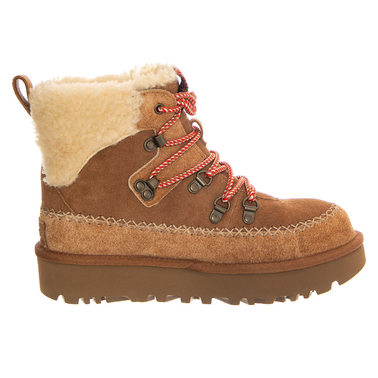 W Classic Alpine Lace-Up Chestnut - Stivali Donna Marroni UGSCALPLCHE1158271W . UGG 