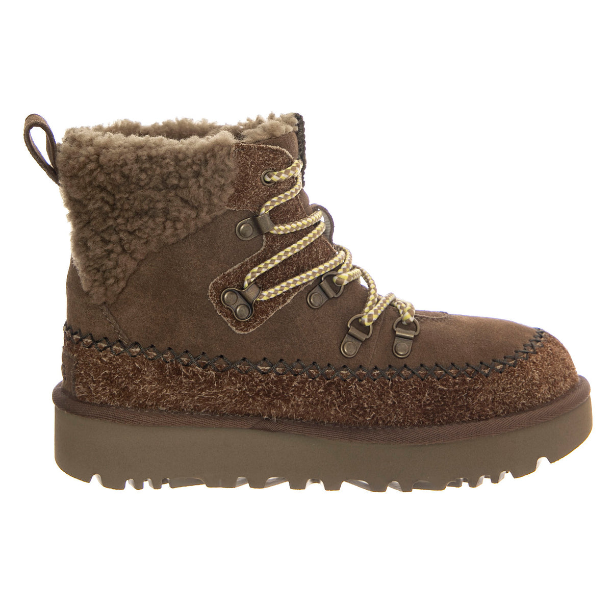 W Classic Alpine Lace-Up Hickory - Stivali Donna Marroni UGSCALPLHCK1158271W . UGG 