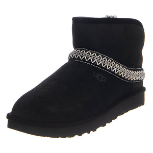 W Classic Mini Crescent Black - Stivali Donna Neri UGSCLMCRBLK1158262W . UGG 