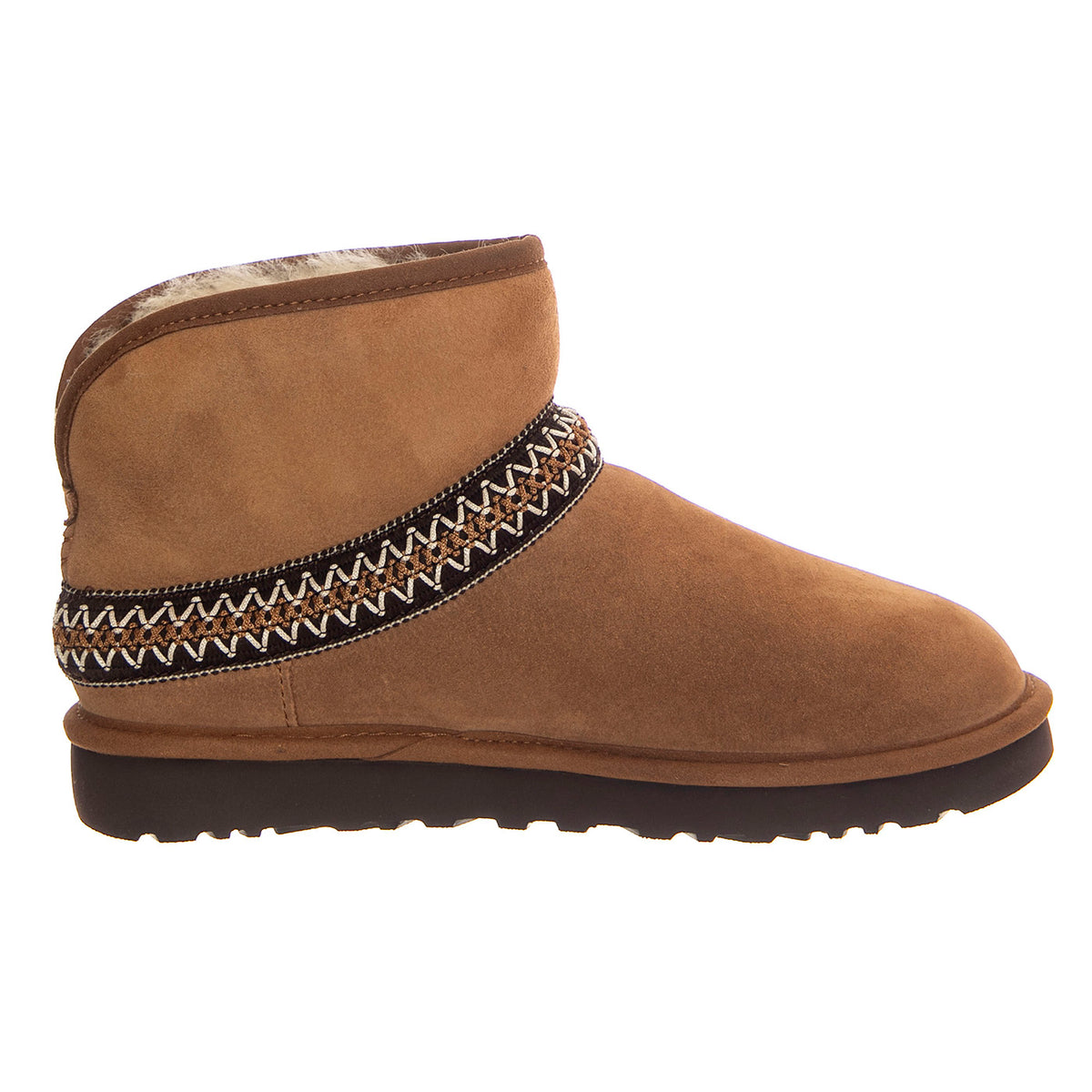 W Classic Mini Crescent Chestnut - Stivali Donna Marroni UGSCLMCRCHE1158262W . UGG 