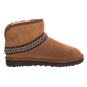 W Classic Mini Crescent Chestnut - Stivali Donna Marroni UGSCLMCRCHE1158262W . UGG 
