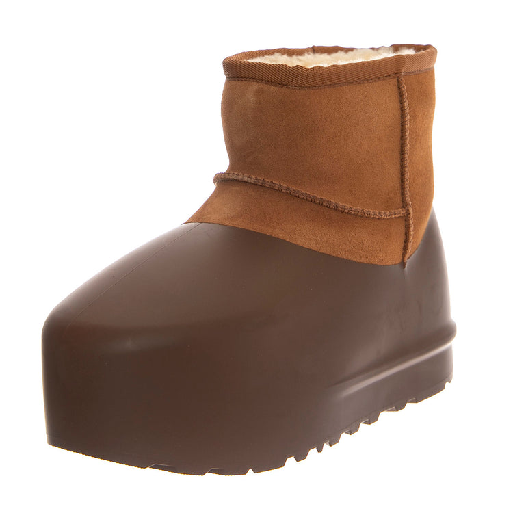 W Classic Mini Pumped Molded Chestnut Unisex - Stivali Donna Marroni UGSCLMPMCHE1158370W . UGG 