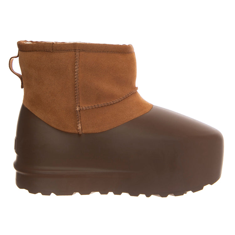 W Classic Mini Pumped Molded Chestnut Unisex - Stivali Donna Marroni UGSCLMPMCHE1158370W . UGG 