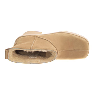 W New Heights Platform Mini Mustard Seed - Scarpe Donna Beige UGSNHPLMMDSD1157910W . UGG 