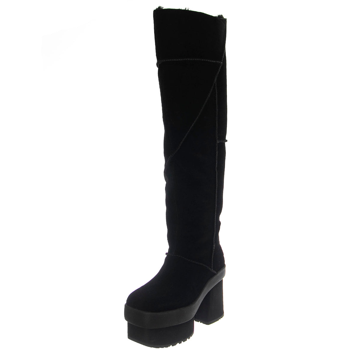W New Heihghts Platform Xtra Black - Stivali Donna Neri UGSNHPLXBLK1157911W . UGG 