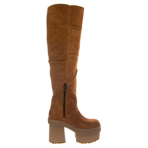 W New Heihghts Platform Xtra Chestnut - Stivali Donna Marroni UGSNHPLXCHE1157911W . UGG 