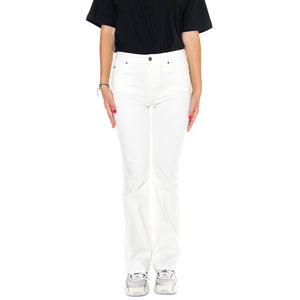 Go Kit Bootcut Pant Go Aged White Wash - Pantaloni Denim Jeans Donna Bianchi W3GG11D0Z50-F03W . GUESS ORIGINALS 