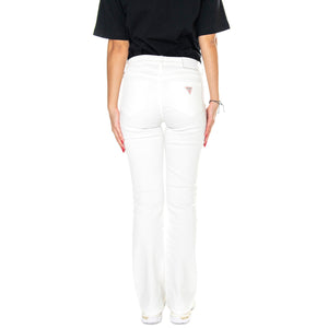 Go Kit Bootcut Pant Go Aged White Wash - Pantaloni Denim Jeans Donna Bianchi W3GG11D0Z50-F03W . GUESS ORIGINALS 