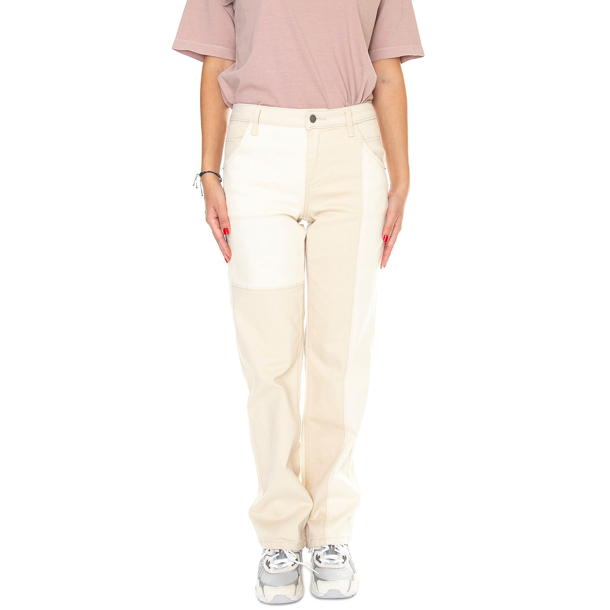 Go Kit Carpenter Pant Go Laurie Tan Wash - Pantaloni Donna Beige W3YG10D4RG0-F1DH  GUESS ORIGINALS 