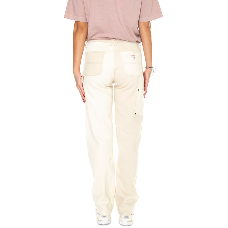 Go Kit Carpenter Pant Go Laurie Tan Wash - Pantaloni Donna Beige W3YG10D4RG0-F1DH  GUESS ORIGINALS 