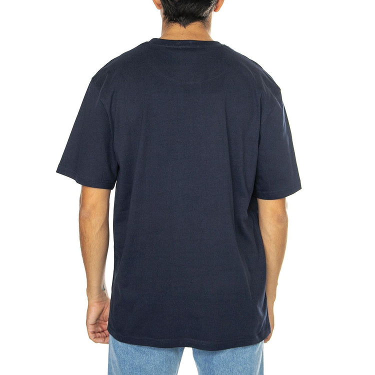 Hudson Script T-Shirt Navy Blazer - Maglietta Girocollo Uomo Blu PFD0349-203  PENFIELD 