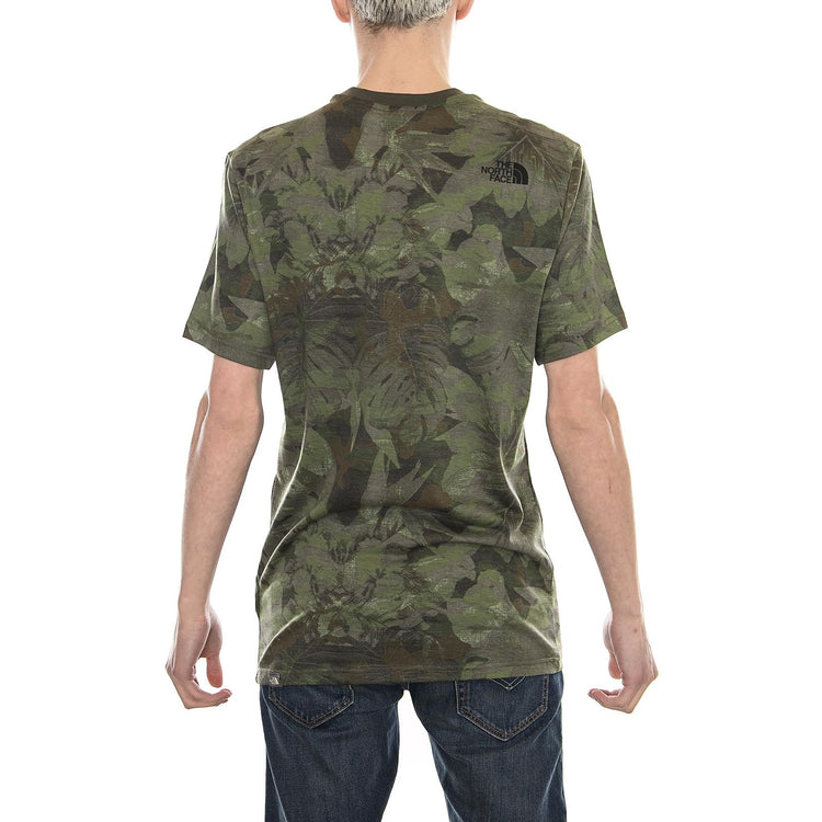 S/S SIMPLE DOME TEE English Green Camo Print T92TX51TH  THE NORTH FACE 