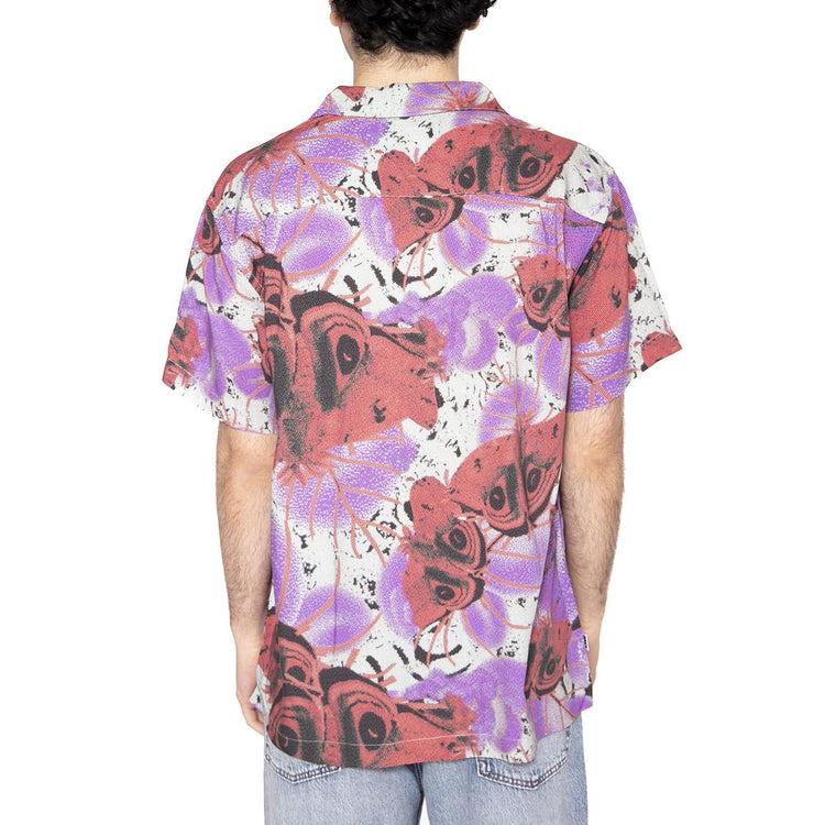 Upshot Woven SS - Camicia Maniche Corte Uomo Multicolore 181210378-GFG  OBEY 