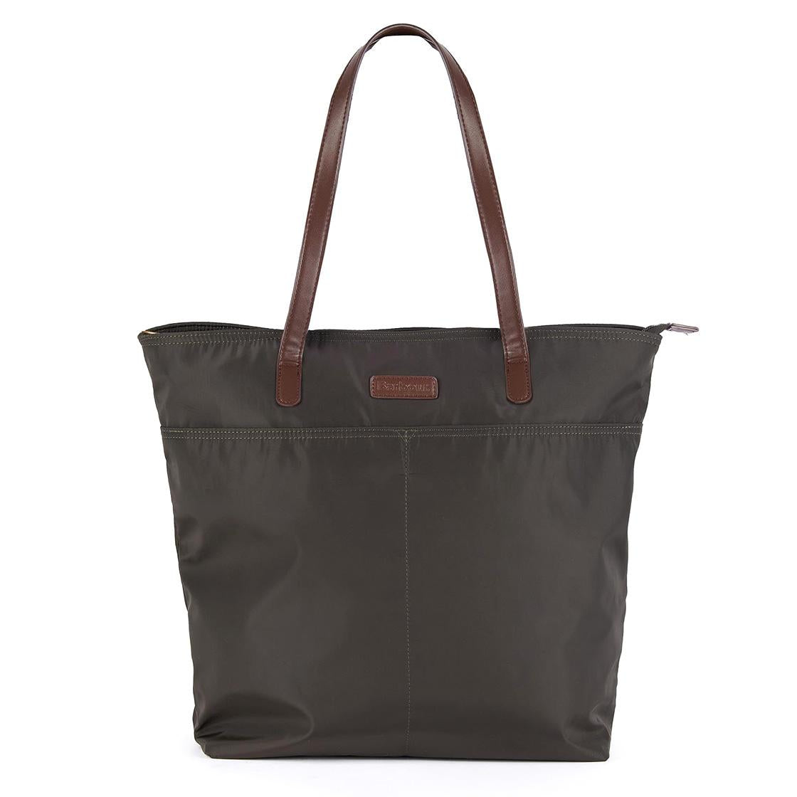 Edderton Tote Bag Olive - Borsa Shopping Bag Marrone 222MLBA0357-OL11  BARBOUR 