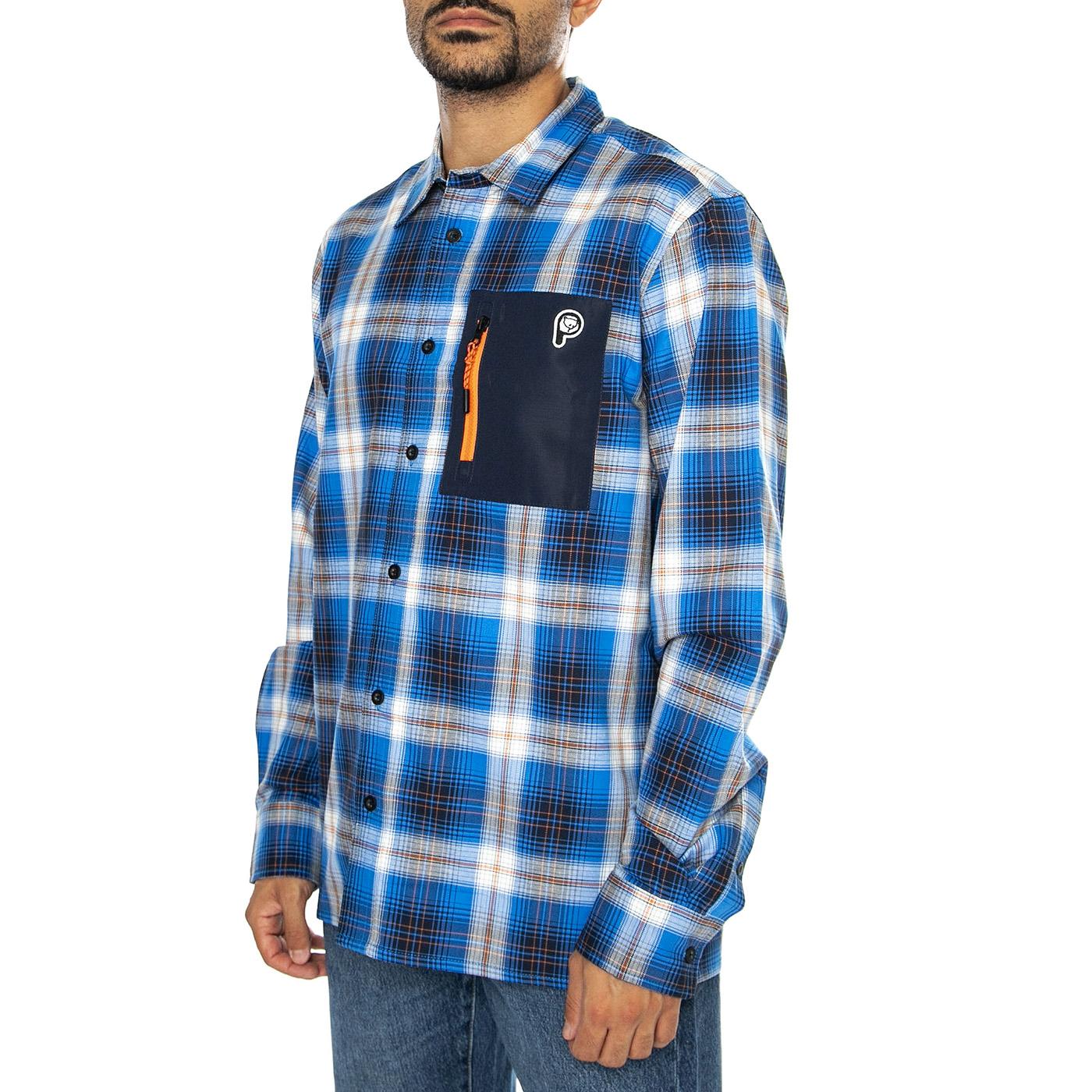 Penfield Straight Hem Nylon Zi Daphne - Camicia Uomo Blu / Multicolore PFD0178-675  PENFIELD 