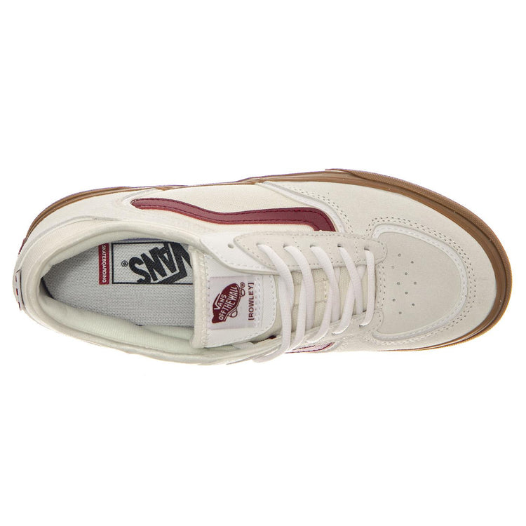 Skate Rowley Red / White / Gum - Scarpe Uomo Bianche VN0A2Z3O6LQ1  VANS 