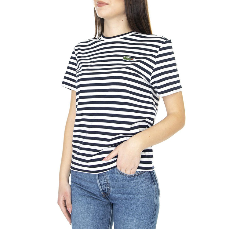 T-Shirt HHW - Maglietta Girocollo Donna Multicolore TF2594-HHW  LACOSTE 