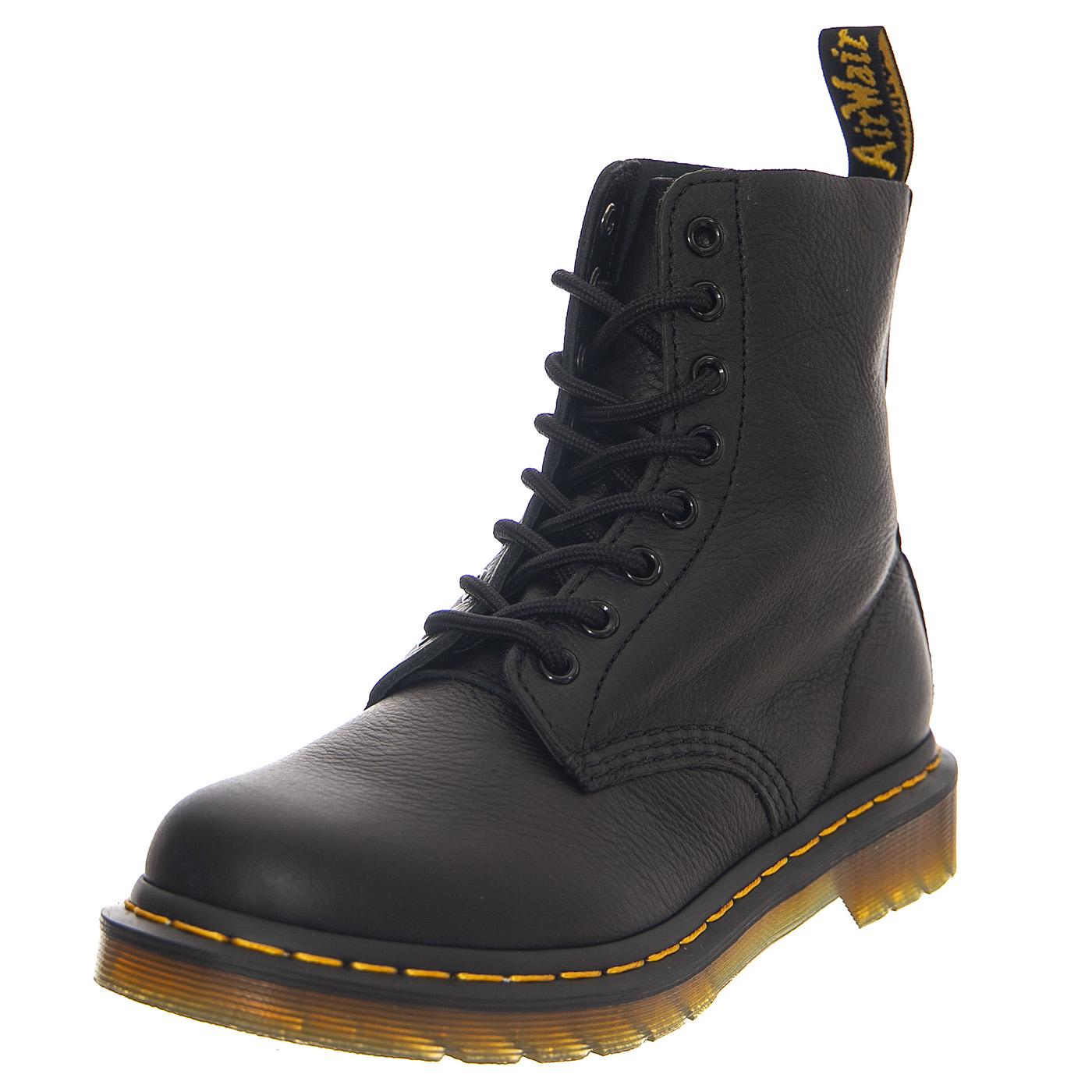 1460 Pascal Black Virginia - Stivaletti Donna Neri 13512006  DR.MARTENS 